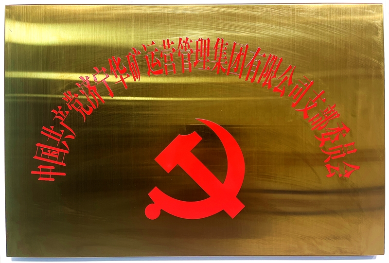 熱烈祝賀中共華礦集團(tuán)支部委員會(huì)正式掛牌！